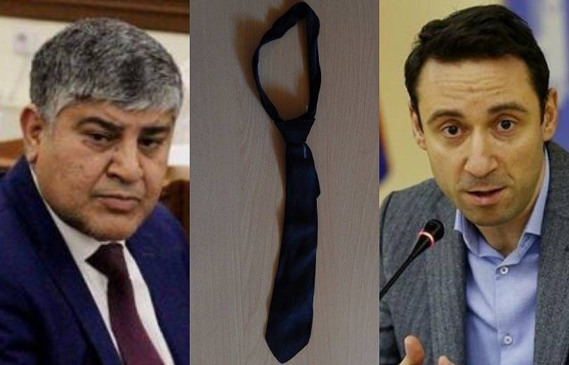 АРМЕНИЯ: Член Совета старейшин от ППА подарил Марутяну галстук: мэр решил передарить его шейхам и шейхиням
